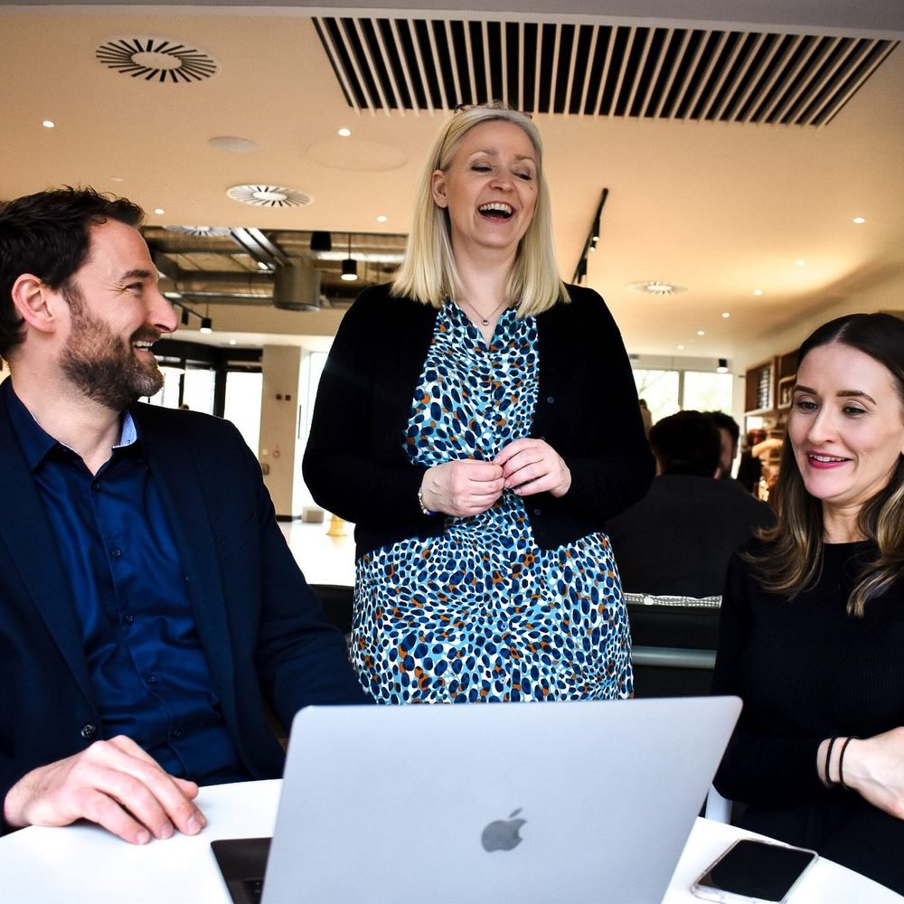 The Fearless Marketing team in a client meeting
